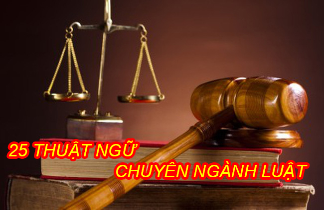 25 THUẬT NGỮ CHUYÊN NGÀNH LUẬT BẰNG TIẾNG ANH THÔNG DỤNG