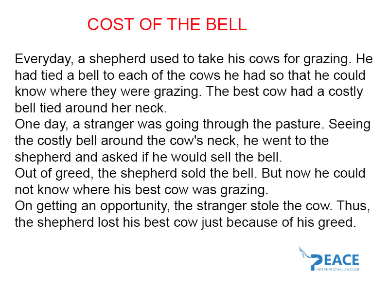 COST OF THE BELL